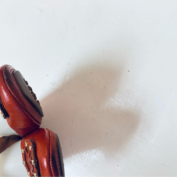 michael michael kors driver women’s leather flats light red Size 7M - Picture 10 of 12